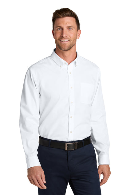 Port Authority® Long Sleeve Nailhead Easy Care Shirt (No Logo) - Country Inn & Suites