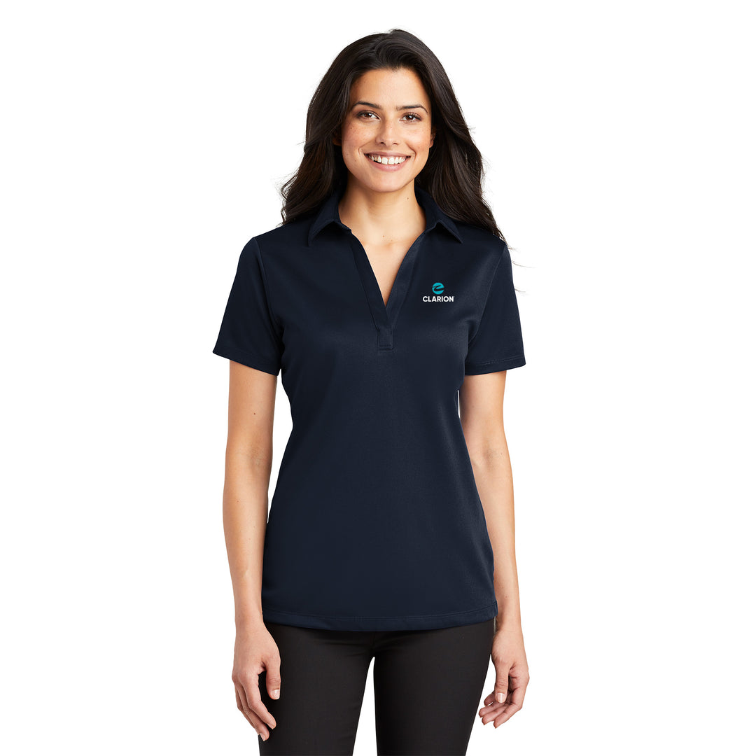Polo de alto rendimiento Silk Touch para mujer - Clarion