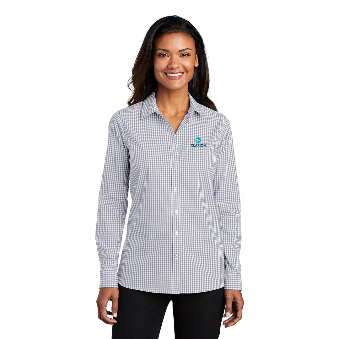 Camisa a cuadros mini para mujer - Clarion