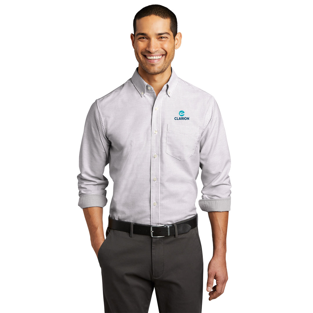 Oxford a rayas para hombre - Clarion
