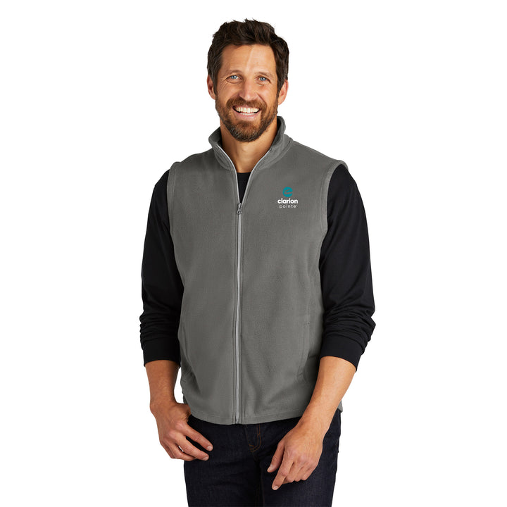 Men's Microfleece Vest - Clarion Pointe