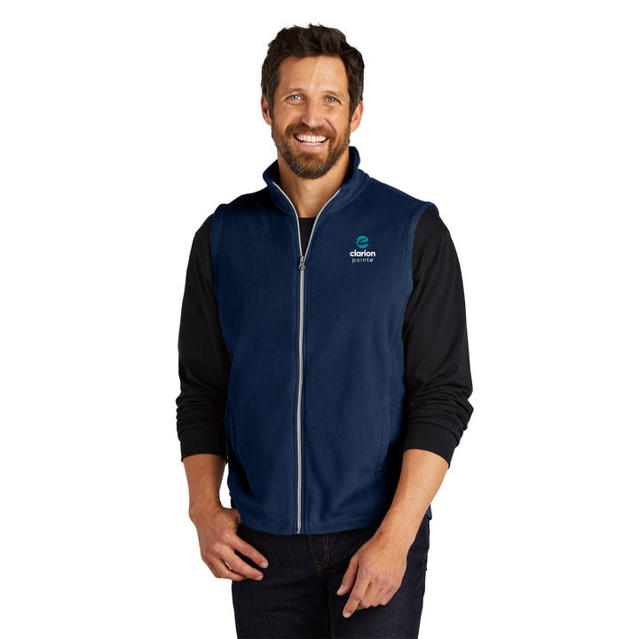 Men's Microfleece Vest - Clarion Pointe