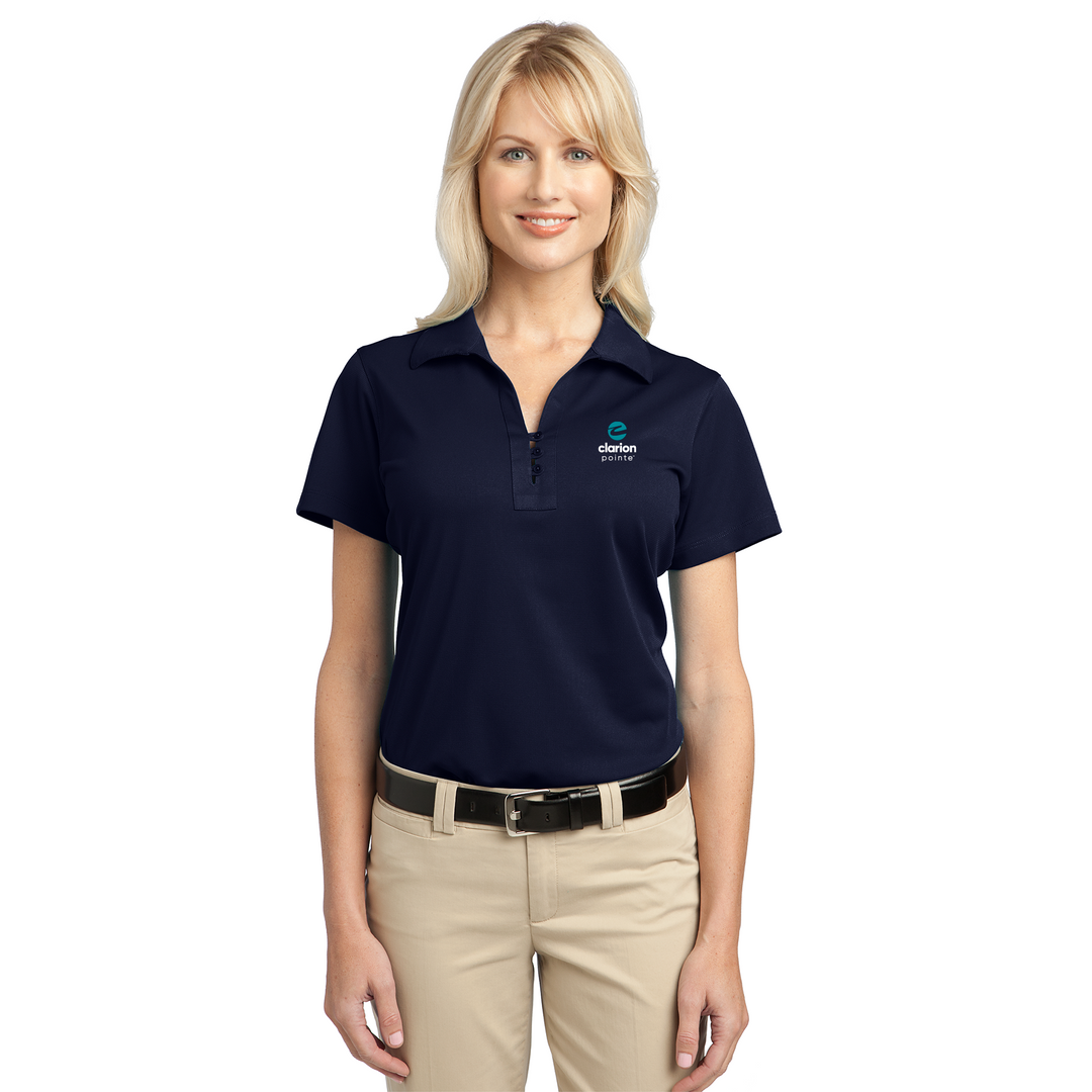 Women's Tech Pique Polo - Clarion Pointe