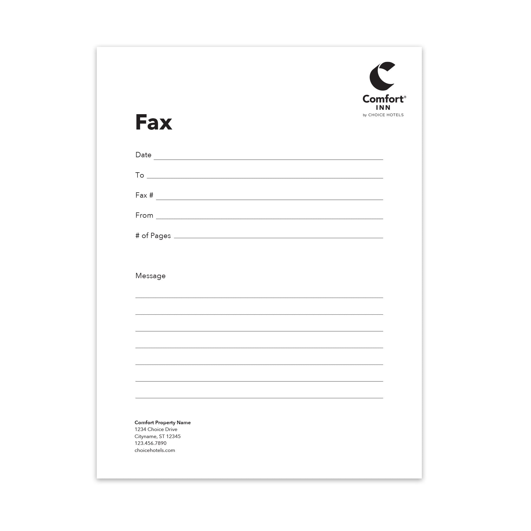 fax-cover-sheet-comfort-sable-hotel-supply
