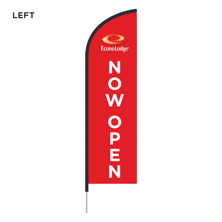 Bandera de plumas - Econo Lodge