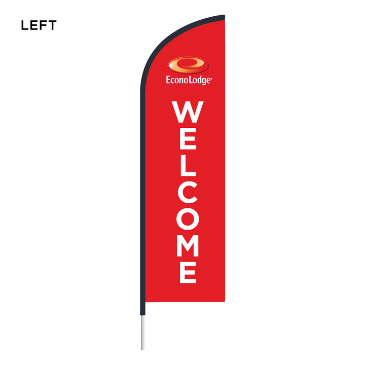 Bandera de plumas - Econo Lodge