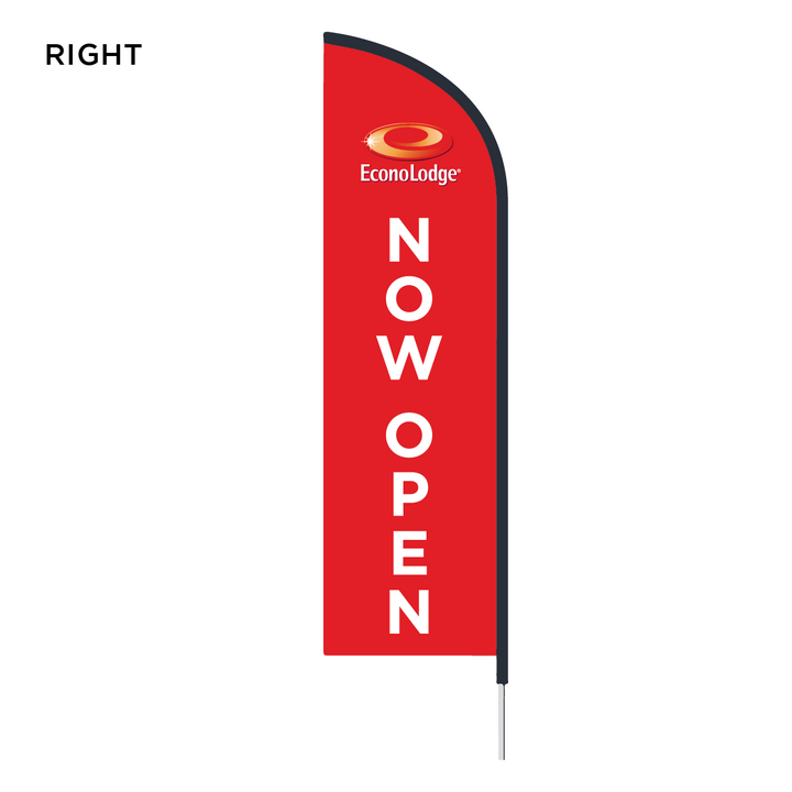 Bandera de plumas - Econo Lodge