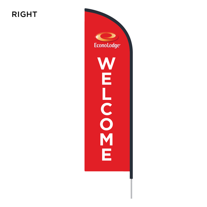 Bandera de plumas - Econo Lodge