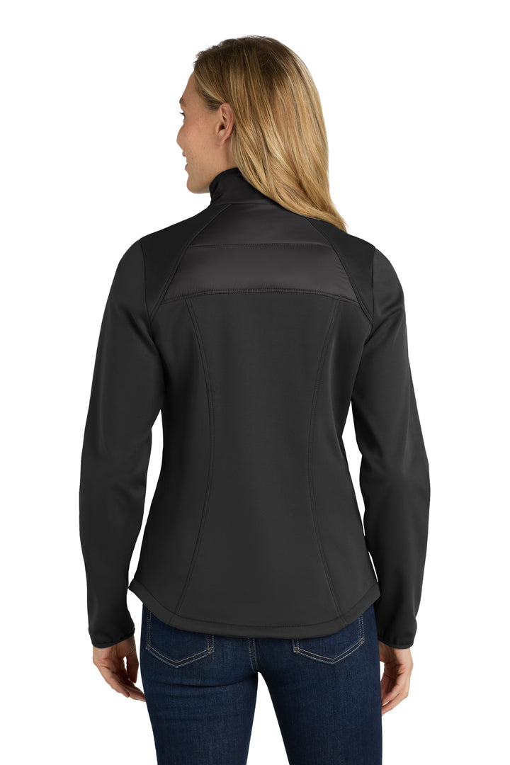 Women's Port Authority Hybrid Soft Shell Jacket (Logo) - Country Inn & Suites