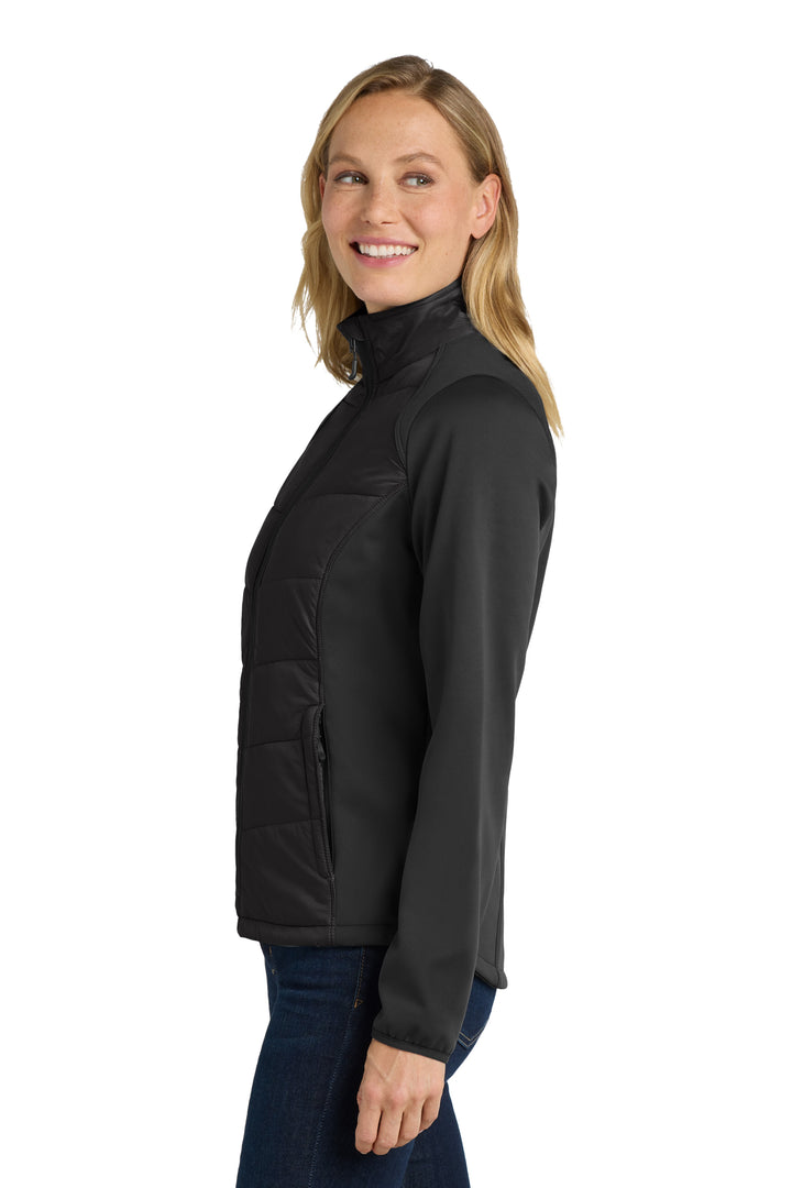 Women's Port Authority Hybrid Soft Shell Jacket (Logo) - Country Inn & Suites