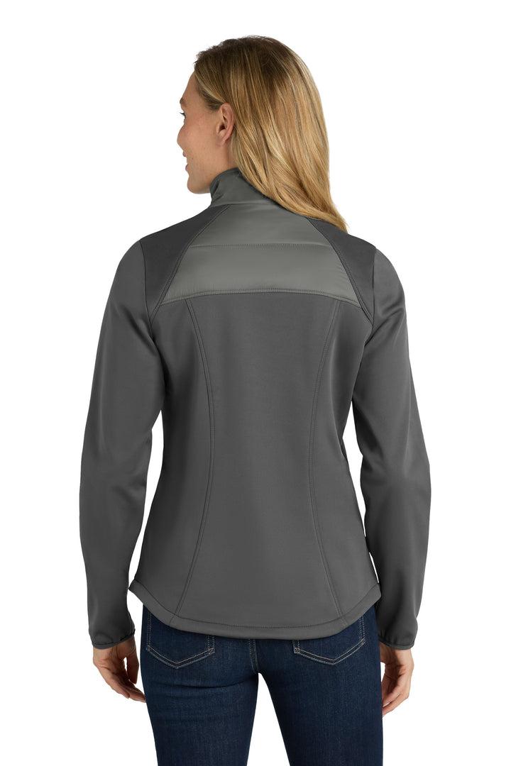 Women's Port Authority Hybrid Soft Shell Jacket (Logo) - Country Inn & Suites