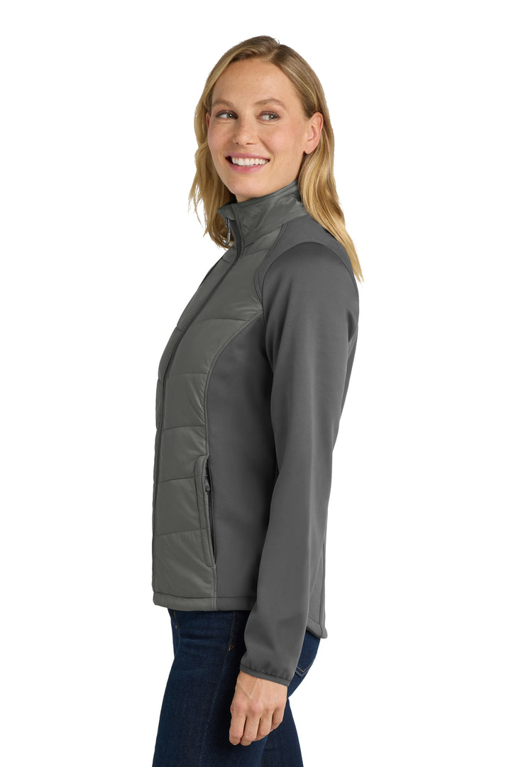 Women's Port Authority Hybrid Soft Shell Jacket (Logo) - Country Inn & Suites