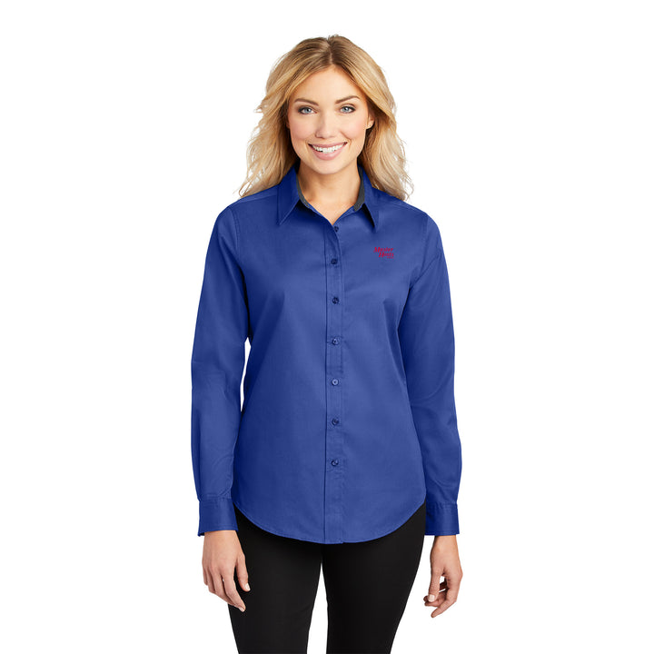 Women's Easy-Care Long Sleeve Shirt - Red Carpet Inn