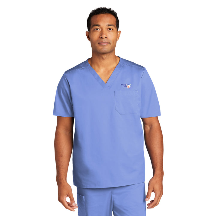 Unisex V-Neck Top - Passport Inn