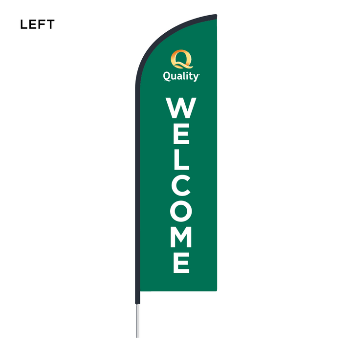 Bandera de plumas - Quality Inn