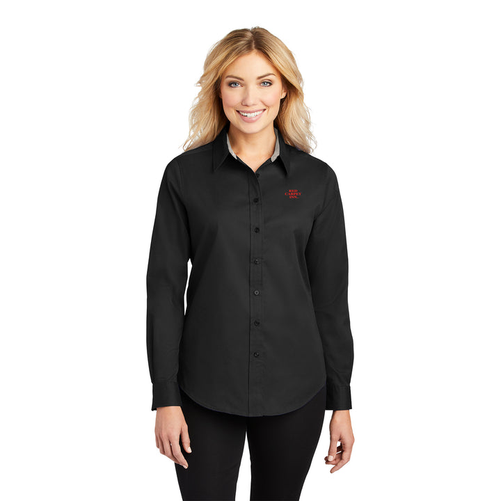 Women's Easy-Care Long Sleeve Shirt - Scottish Inns