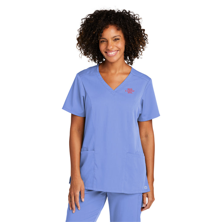 Women's Premiere Flex V-Neck Top - Red Carpet Inn