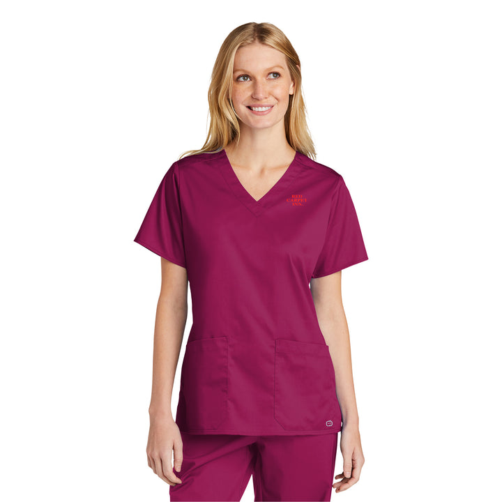 Women's V-Neck Top - Red Carpet Inn