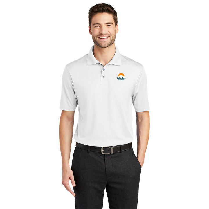 Polo de alto rendimiento en jacquard para hombre - Suburban Studios