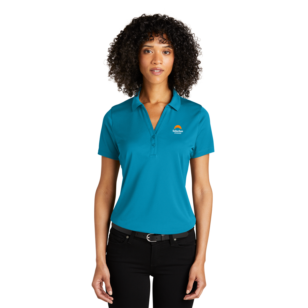 Women's Recycled Performance Polo - Suburban Studios