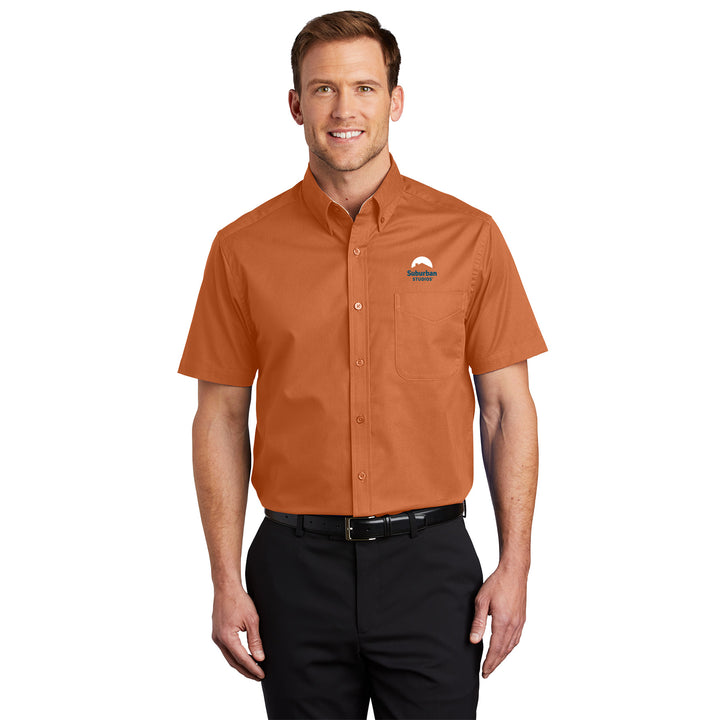 Men's Short Sleeve Easy Care Shirt - Suburban Studios