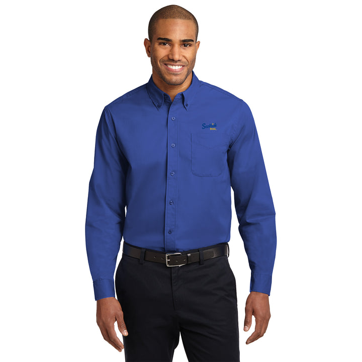 Men's Easy-Care Long Sleeve Shirt - Scottish Inns