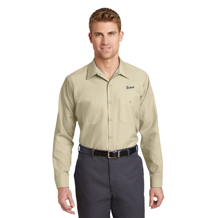 Men's Long Sleeve Work Shirt - Scottish Inns