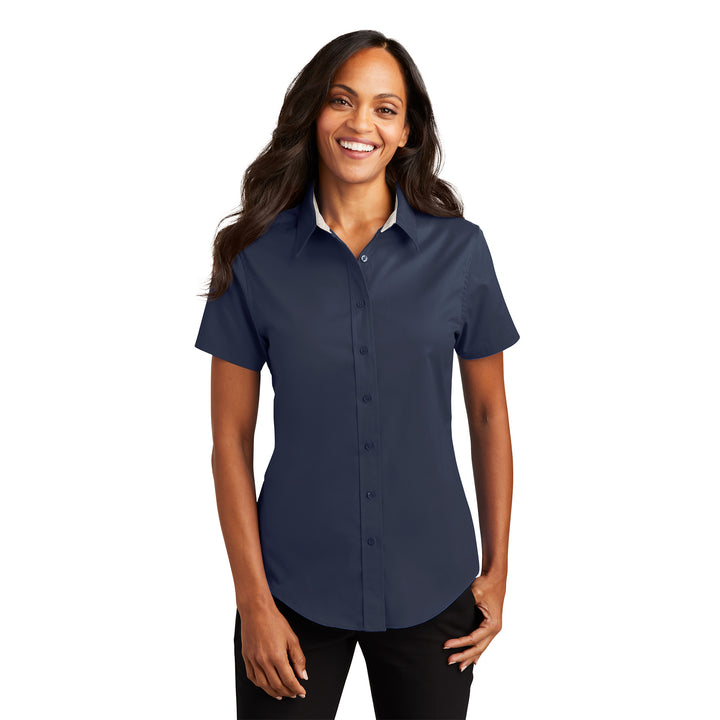Women's Short Sleeve Easy Care Shirt - Econo Lodge