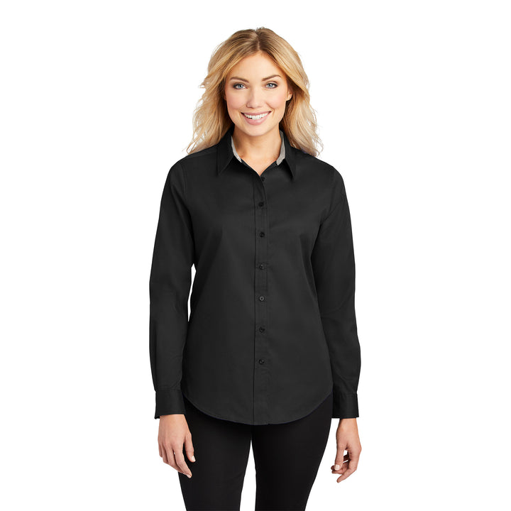 Women's Easy-Care Long Sleeve Shirt - Americas Best Value Inn
