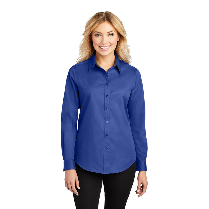 Camisa de manga larga de fácil cuidado para mujer - Rodeway Inn