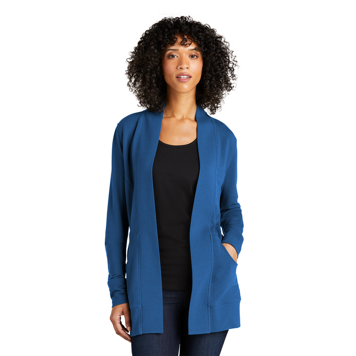 Women`s Micro-Terry Cardigan - WoodSpring Suites