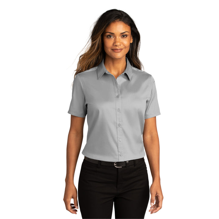 Women's Short Sleeve Superpro Twill Shirt - Dual Brand