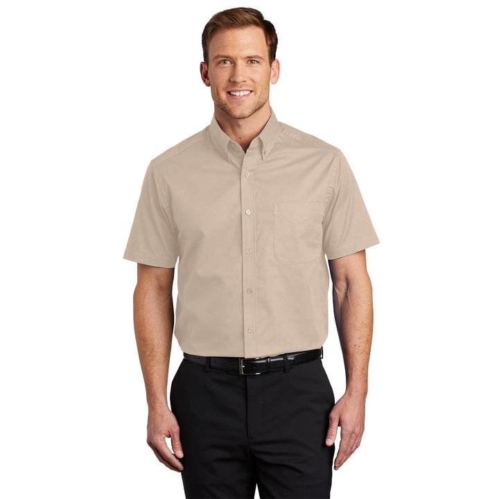 Men's Short Sleeve Easy Care Shirt - Red Lion Inn & Suites
