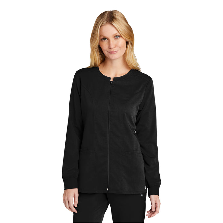 Women’s Premiere Flex Full-Zip Scrub Jacket - Americas Best Value Inn