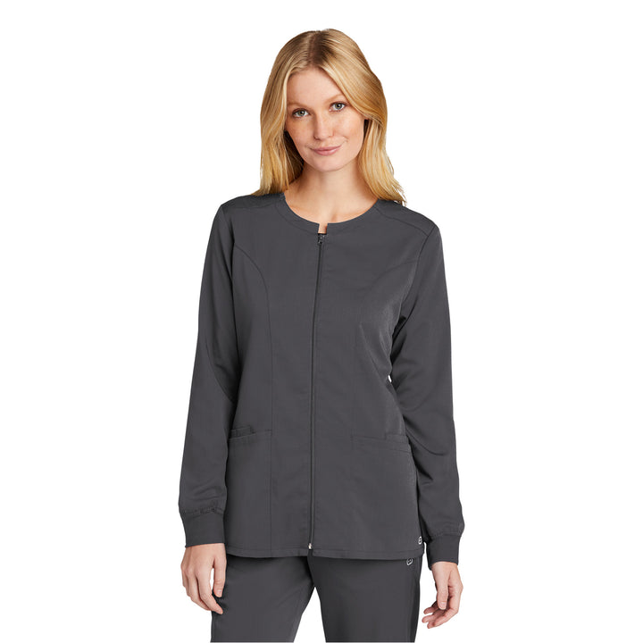 Women’s Premiere Flex Full-Zip Scrub Jacket - Americas Best Value Inn