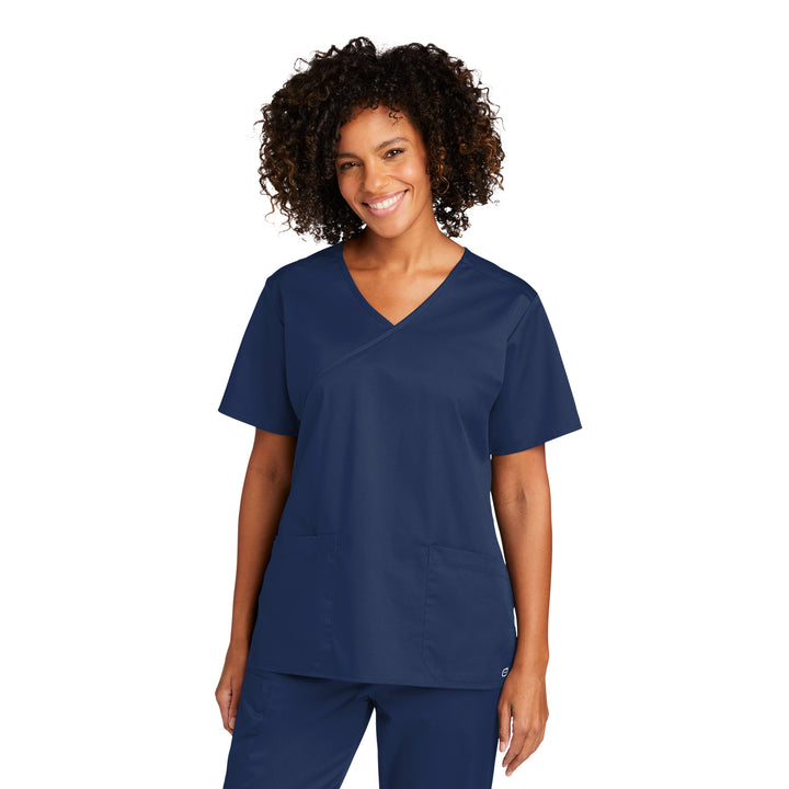 Women's Mock Wrap Top - Rodeway Inn
