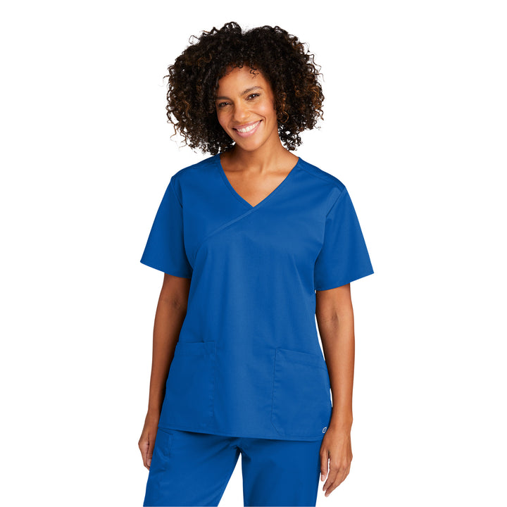 Women's Mock Wrap Top - Rodeway Inn