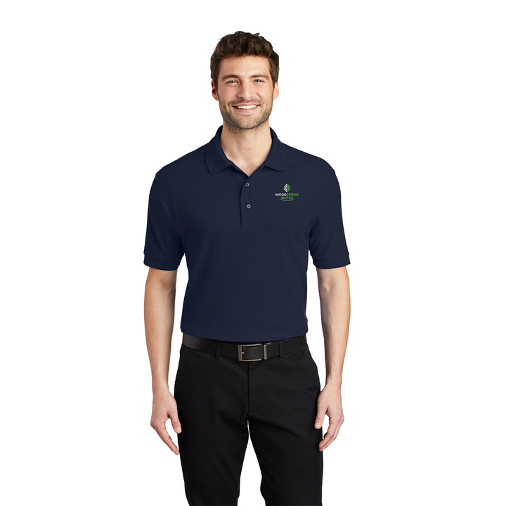 Polo de la soie de soie pour hommes - Suites de Woodspring