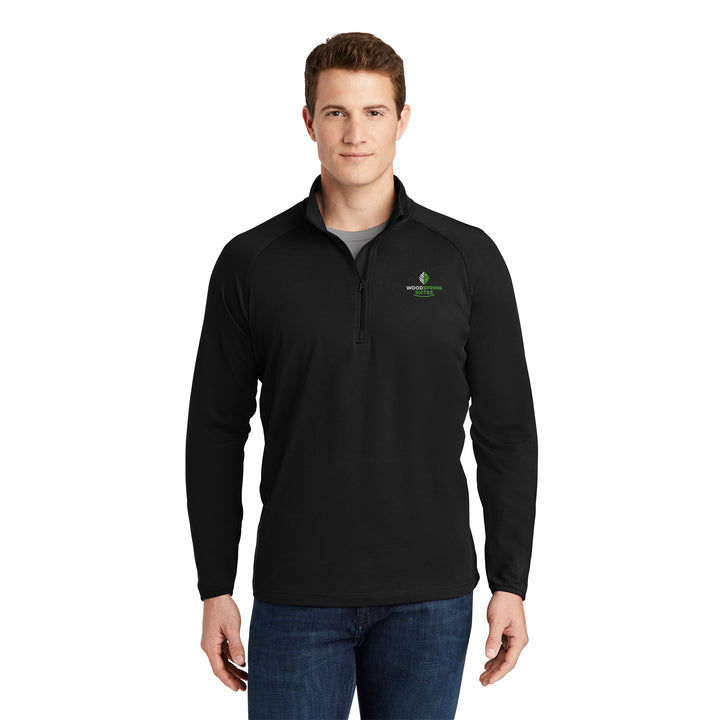 Chaqueta elástica con 1/2 cremallera para hombre - WoodSpring Suites