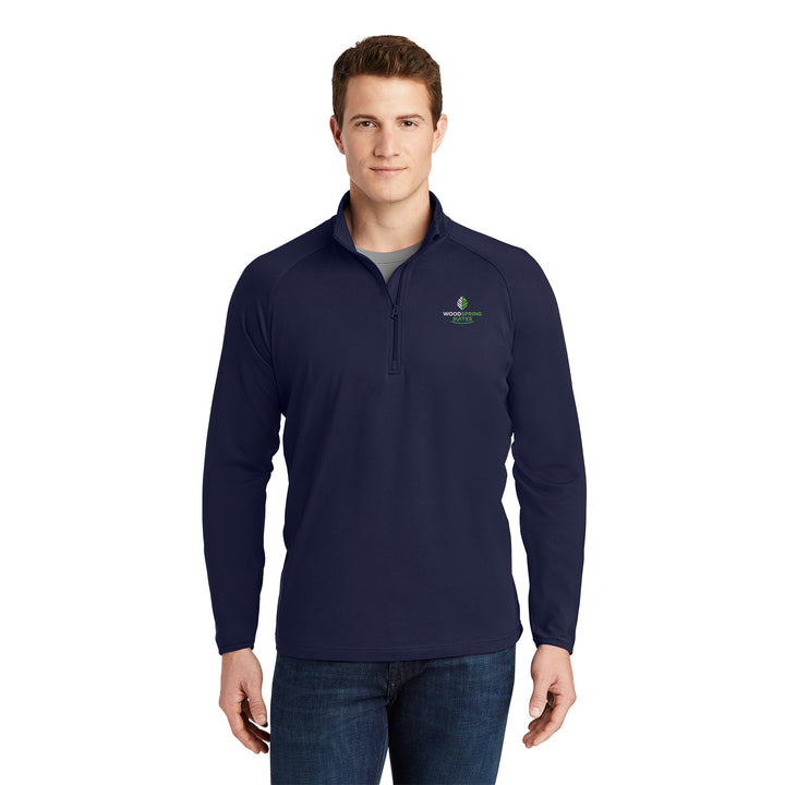 Chaqueta elástica con 1/2 cremallera para hombre - WoodSpring Suites