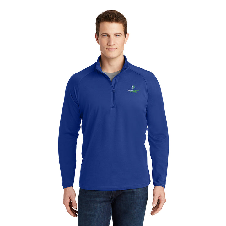 Chaqueta elástica con 1/2 cremallera para hombre - WoodSpring Suites