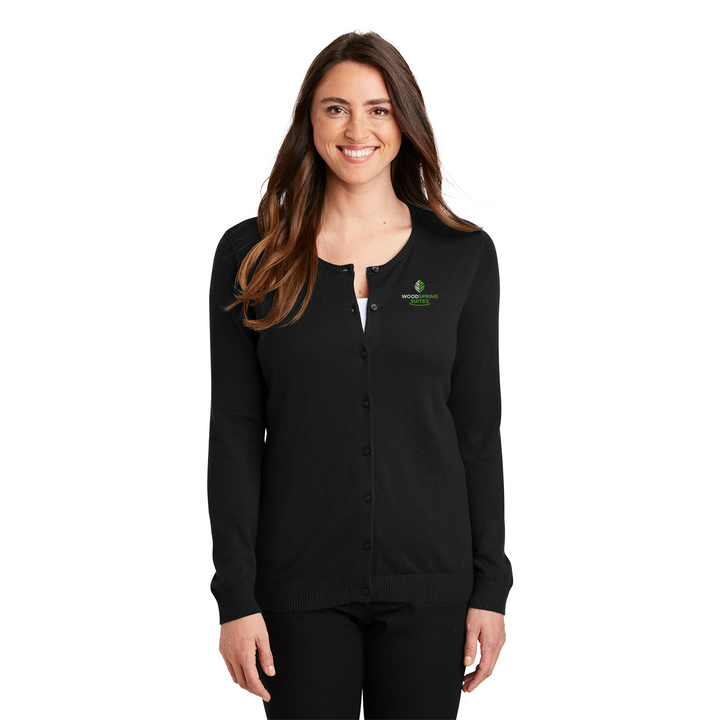Suéter tipo cárdigan para mujer - WoodSpring Suites