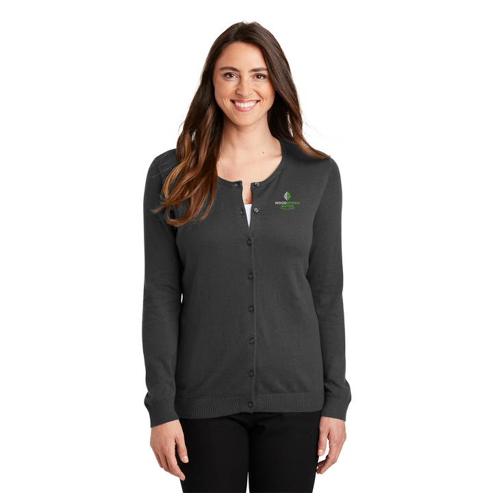 Suéter tipo cárdigan para mujer - WoodSpring Suites