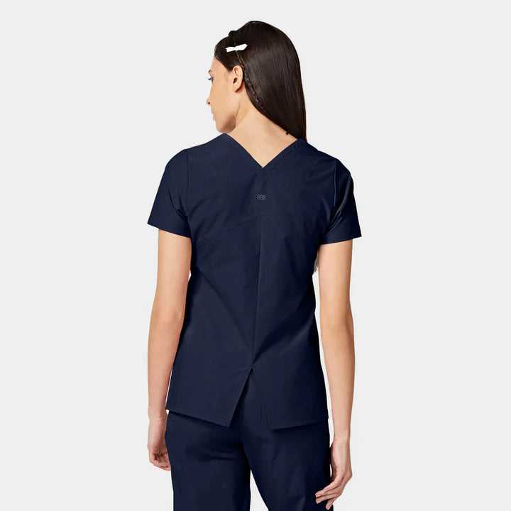 CRESSY Women's ABC Two Pocket V-Neck Scrub Top - Ascend