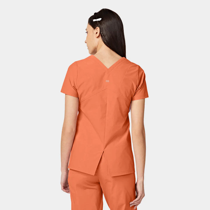 CRESSY Women's ABC Two Pocket V-Neck Scrub Top - Suburban Studios