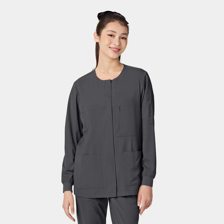 Women's ABC Scrub Jacket (No Logo) - Country Inn & Suites
