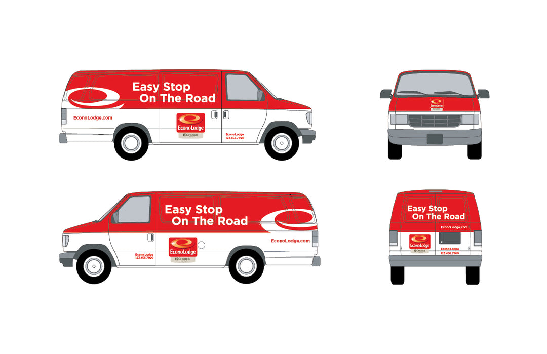 Vehicle Wrap - EconoLodge - Sable Hotel Supply