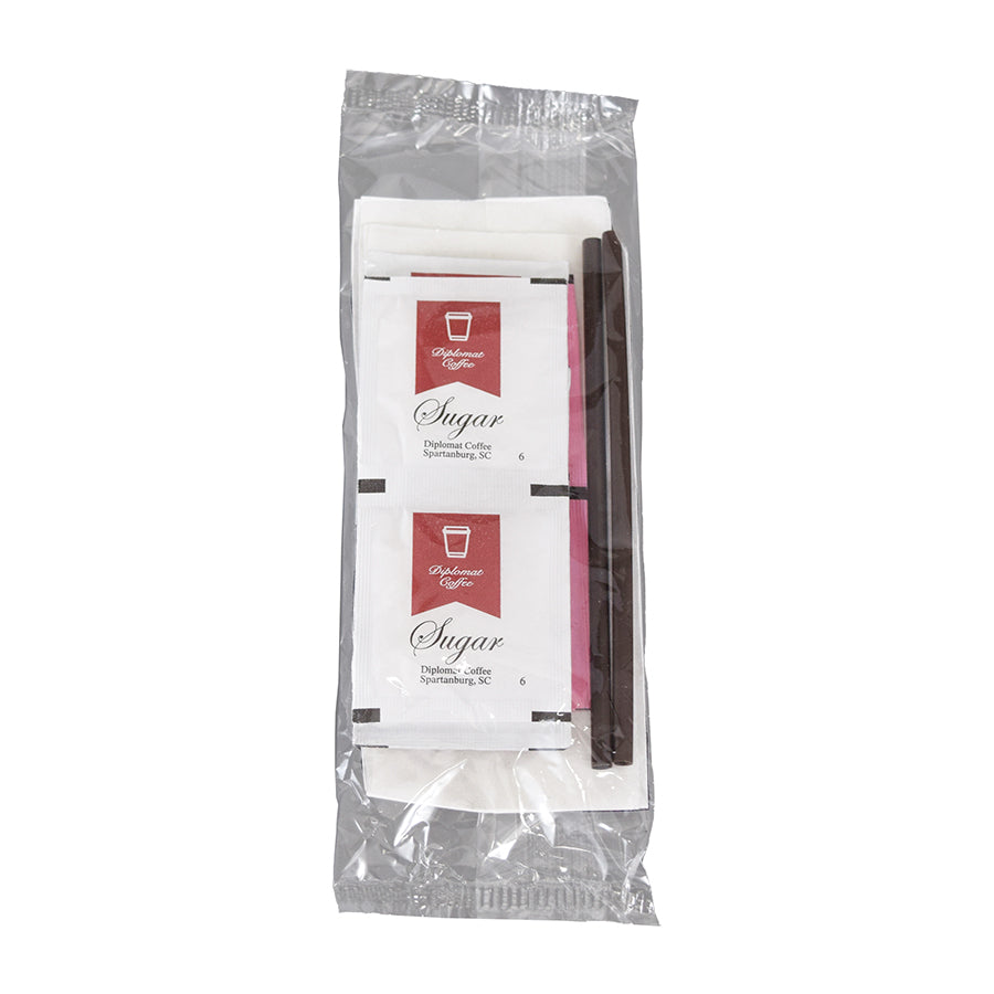 Coffee Condiment Kit - Deluxe - Sable Hotel Supply