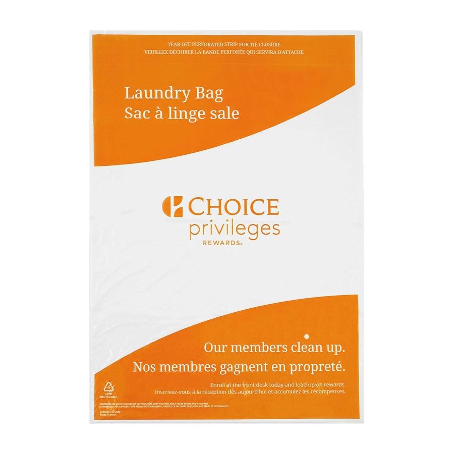 Canadian (French/English) Choice Privileges Laundry Bag - Sable Hotel Supply
