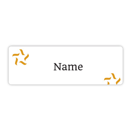 1" x 3" Name Badge - Quality Inn - Sable Hotel Supply